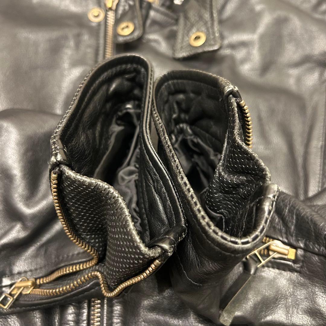 BLACK CAFE LONDON バイク　ライダース　レザー　ジャケット　58