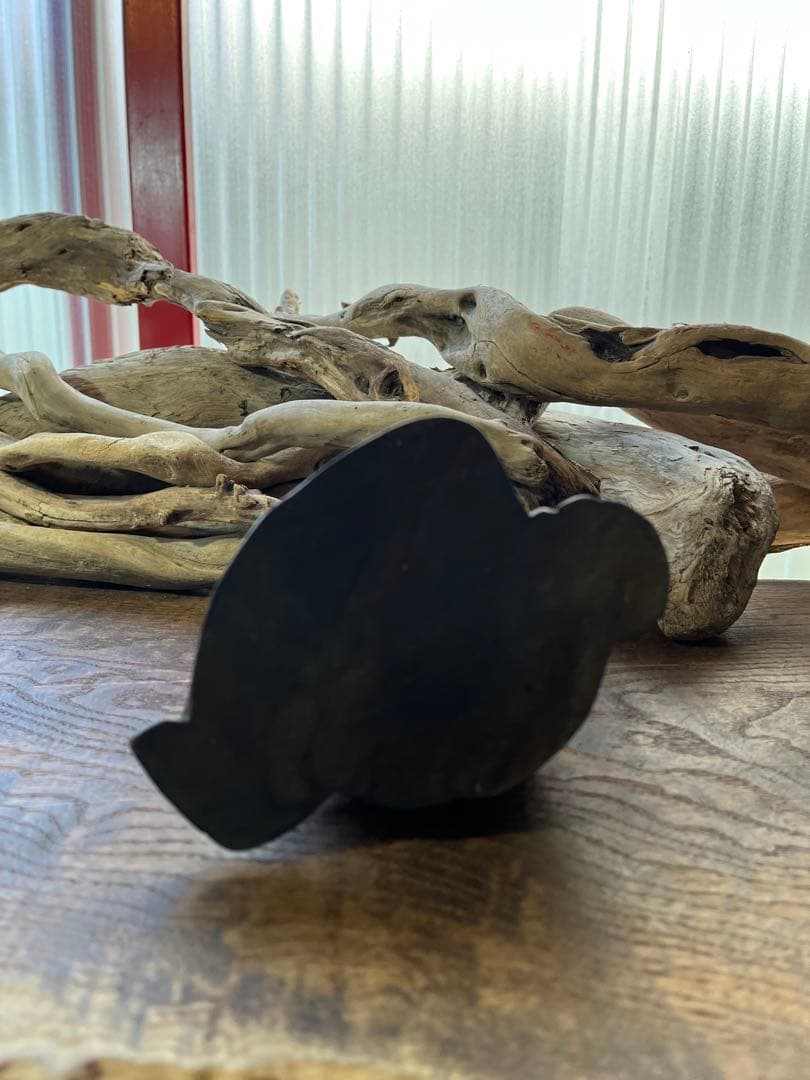 骨董／漆塗り／木製／置物／お多福／アンティーク／ヴィンテージ／希少