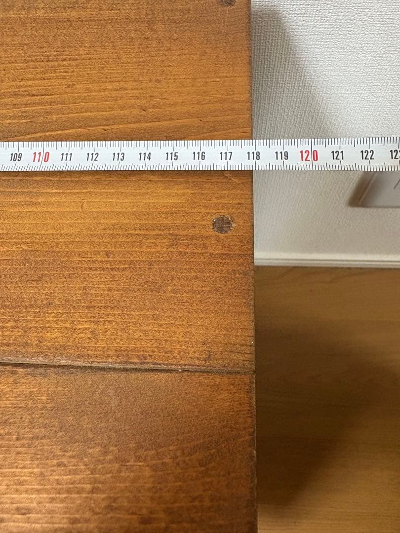 無垢材　ナチュラルウッドテレビ台　テレビボード　ブラウン　120cm