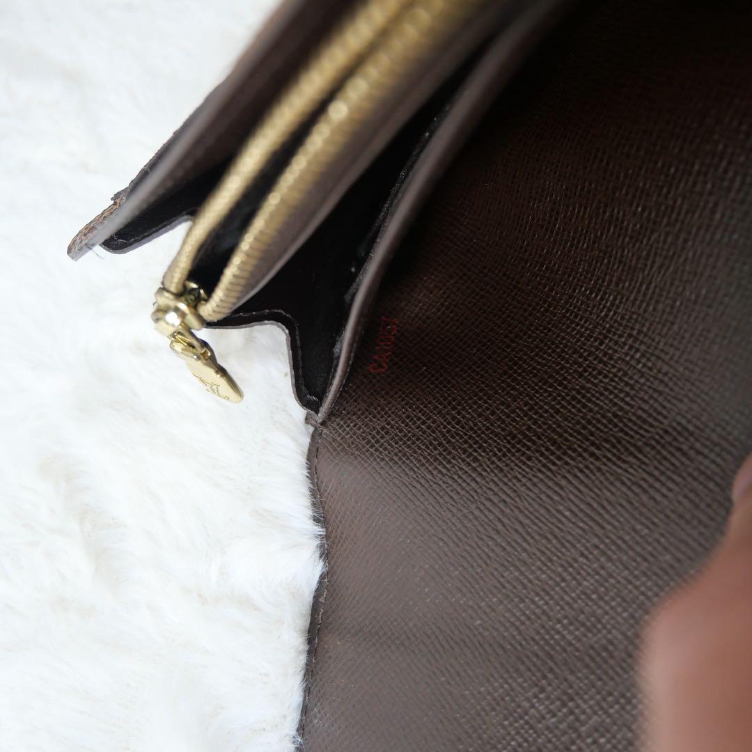 【美品】ルイヴィトン ☆ポルトフォイユサラ ダミエ 長財布　カード入れ10枚