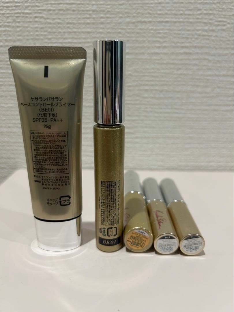 ケセランパサラン化粧品セット 化粧ポーチ付き 化粧品まとめ売り