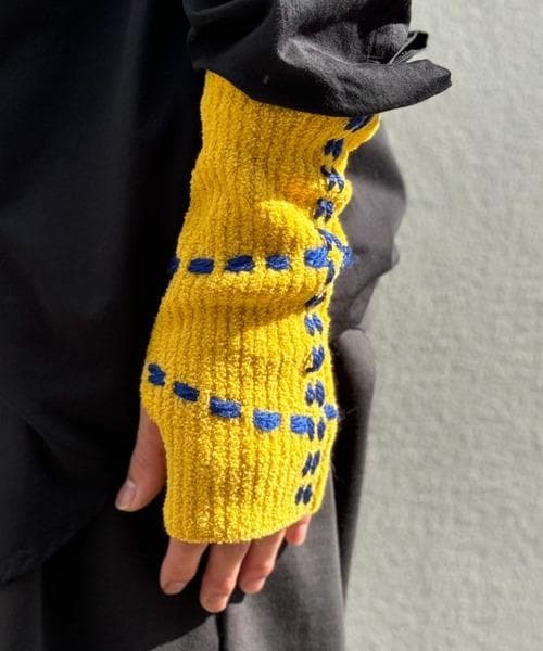 新品 PHINGERIN 24AW PG1 ARM WARMER MUSTARD
