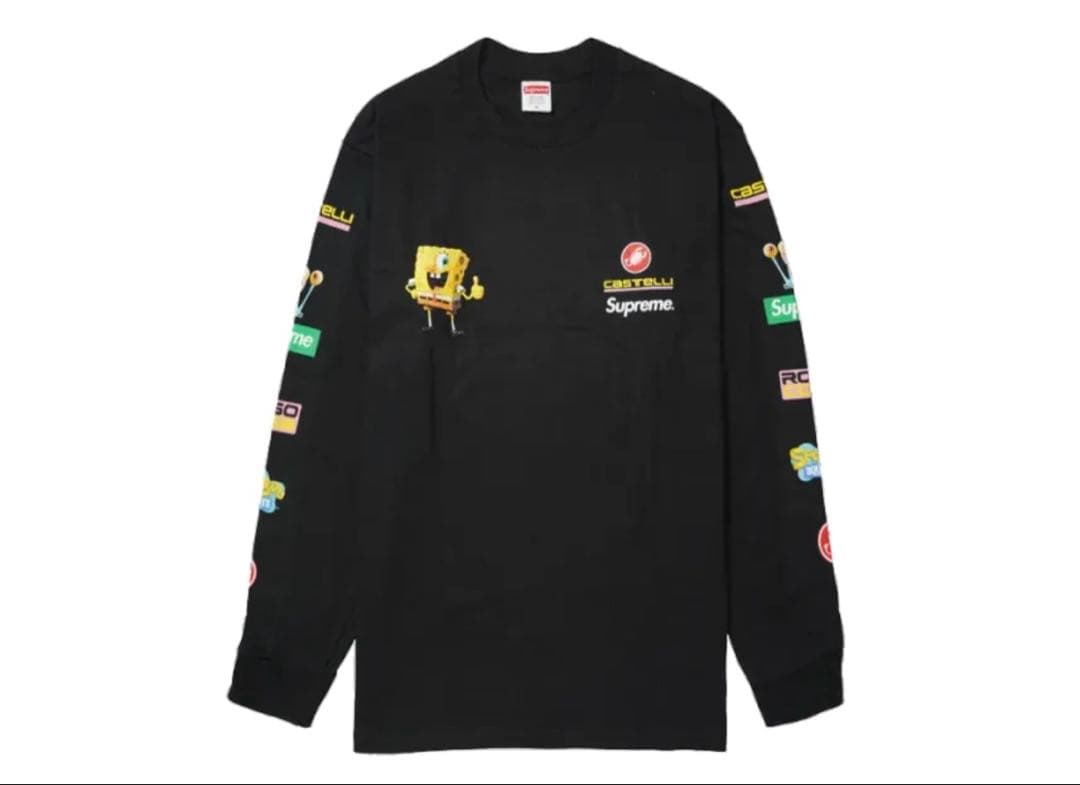 トップス supreme Sponge Bob Cycling L/S Tee