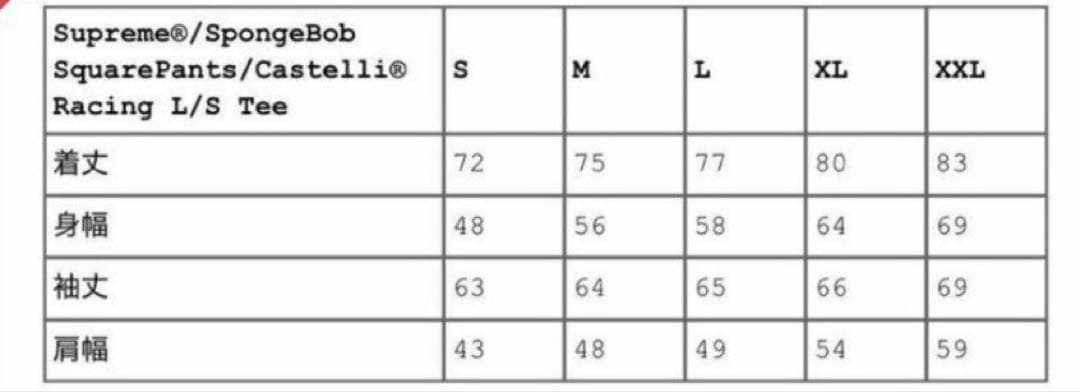 トップス supreme Sponge Bob Cycling L/S Tee