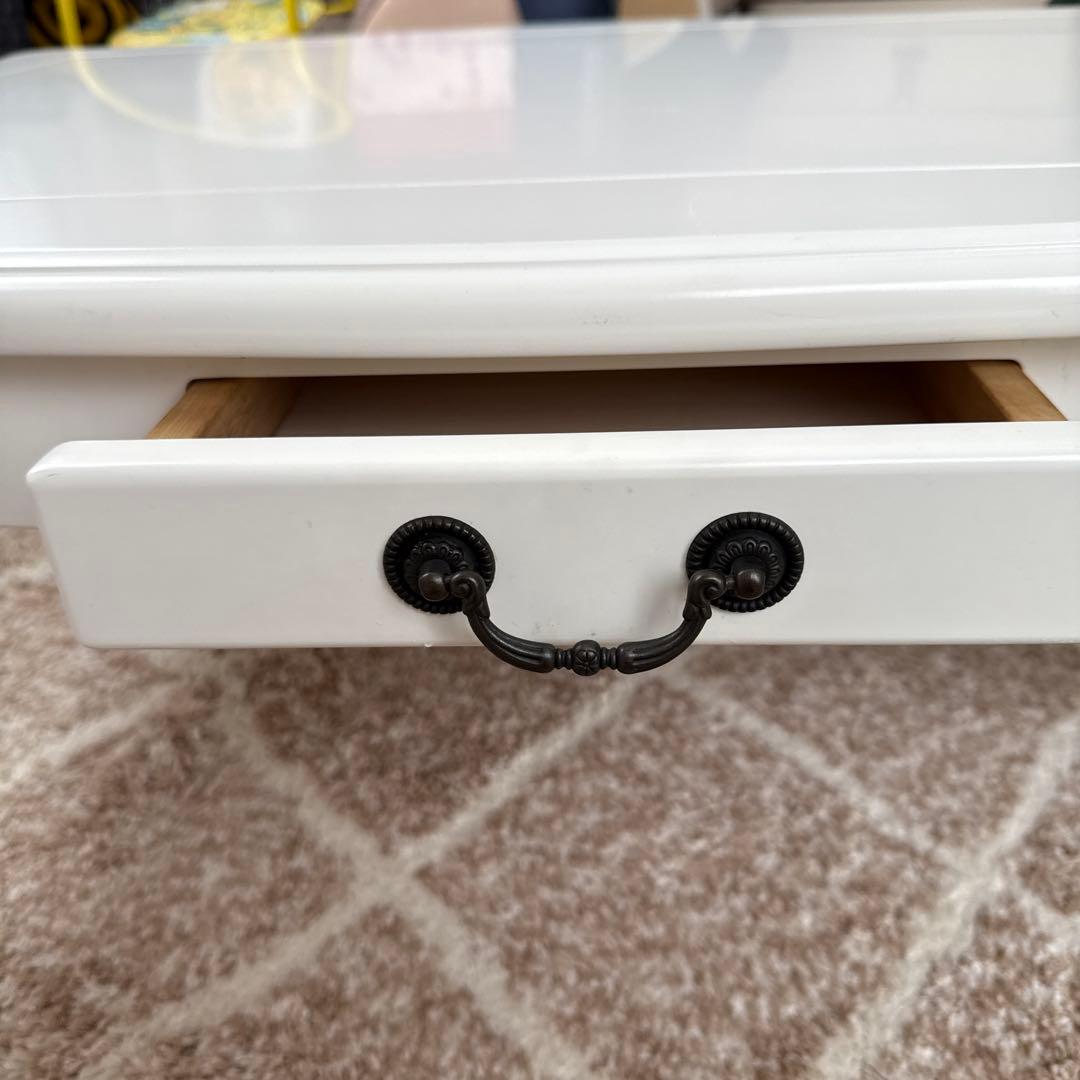 こたつ 猫脚 長方形テーブル 姫系 姫家具 アンティーク風 ねこ脚美品！