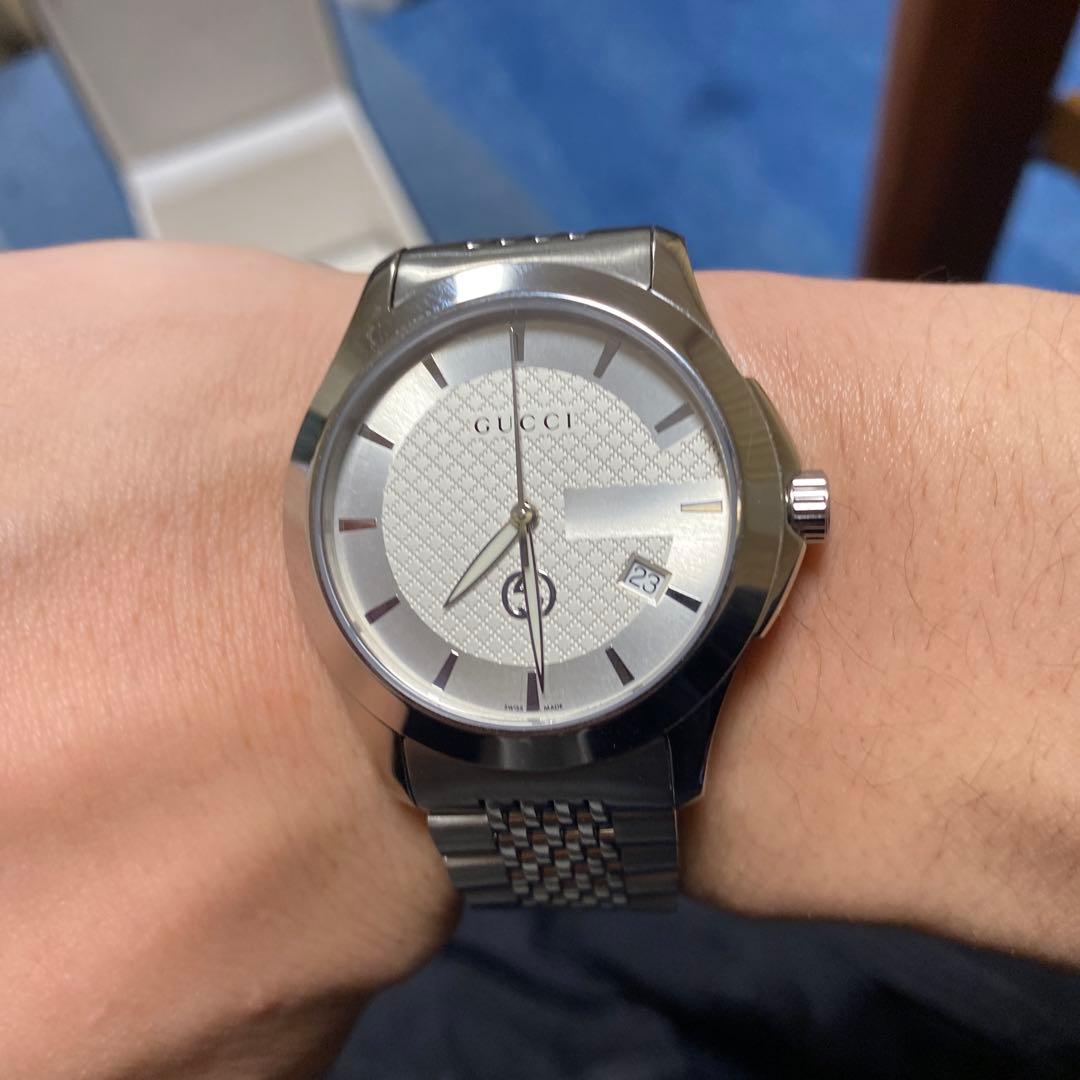 河*記様 GUCCI YA1264174 腕時計 シルバー