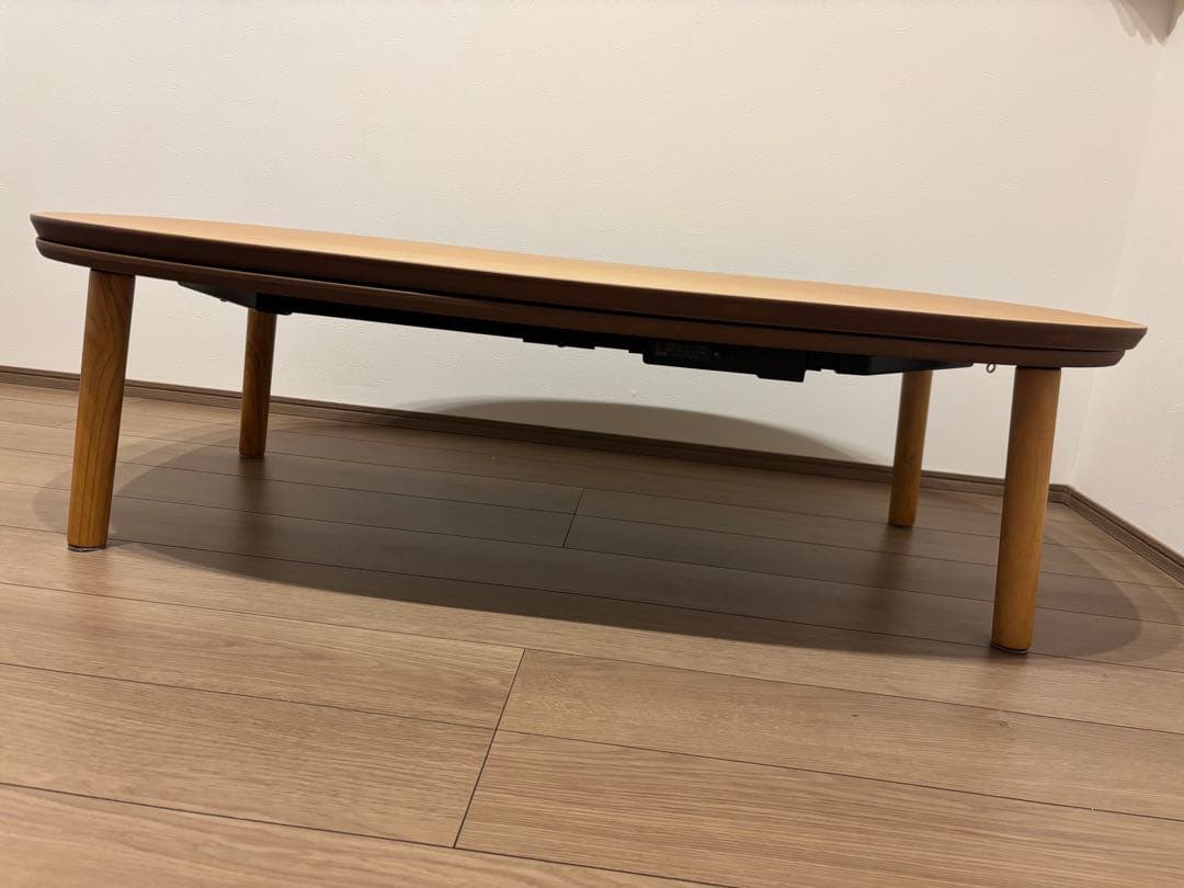 無印良品　楕円形　木製こたつ　布団つき！
