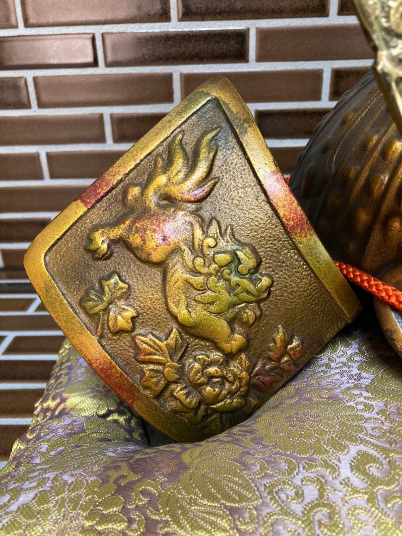 【獅子】兜 美術工芸 骨董品 アンティーク 古物