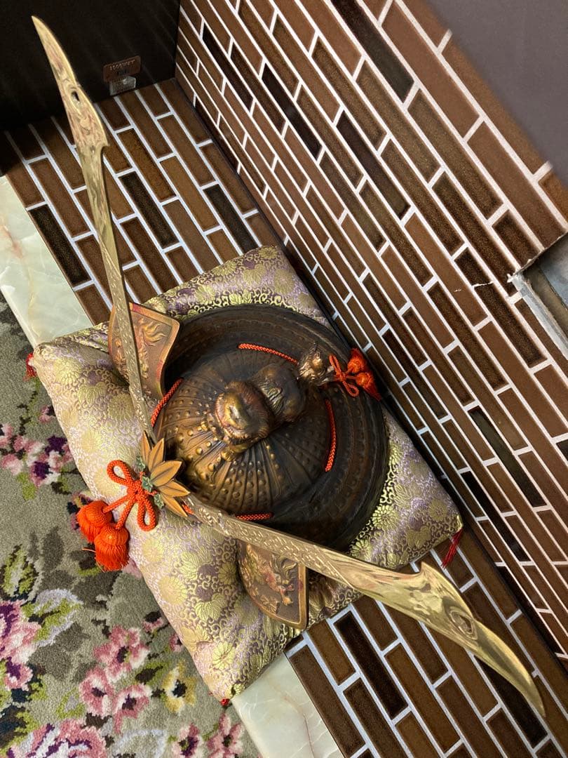 【獅子】兜 美術工芸 骨董品 アンティーク 古物