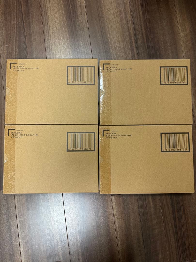 メタルビルド ダブルオークアンタ フルセイバー ＋オプションセット4セット