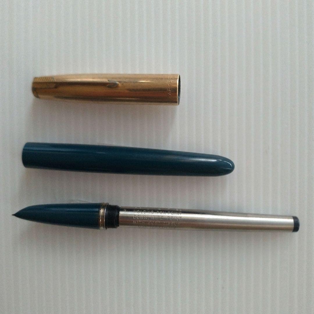 ◆パーカー 51 万年筆 12K金張キャップ◆