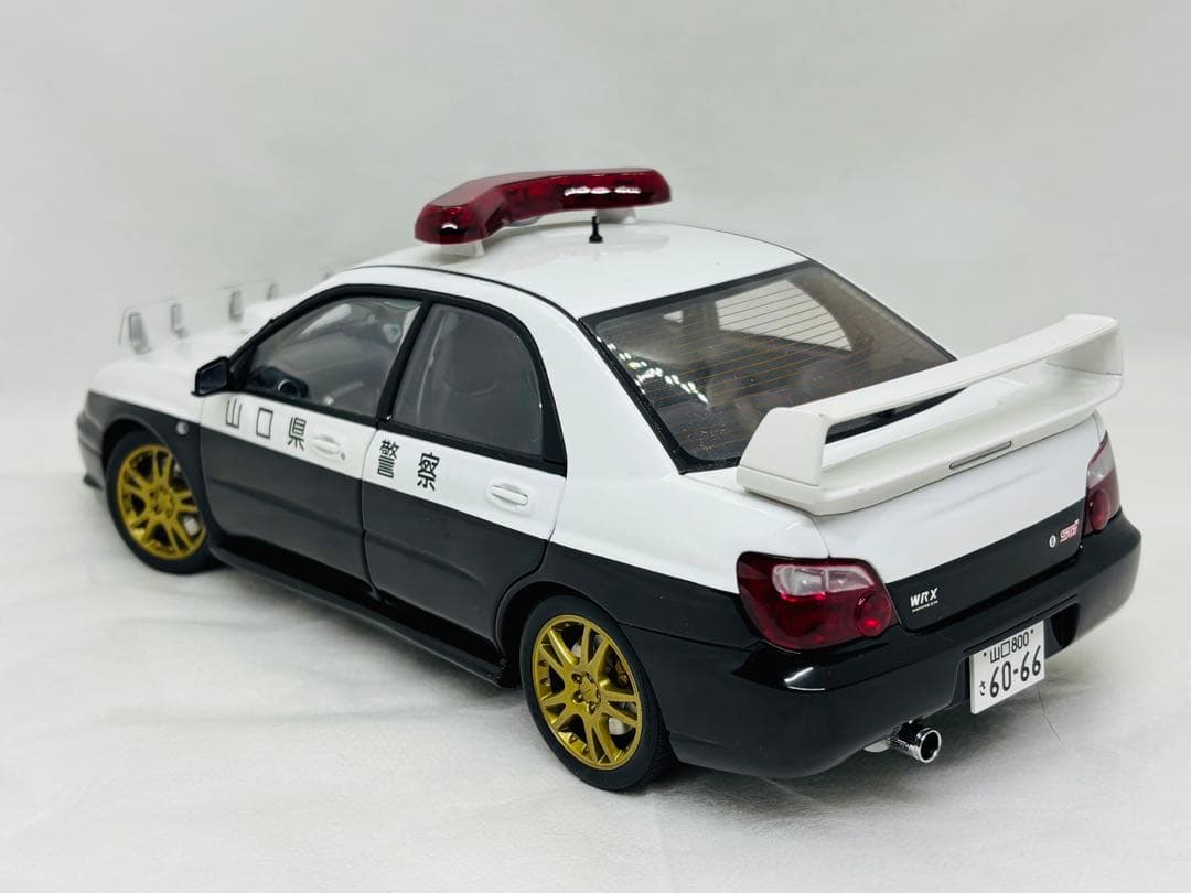 三*兎様 1/18 AUTOart スバルインプレッサWRX STI 高速隊パト