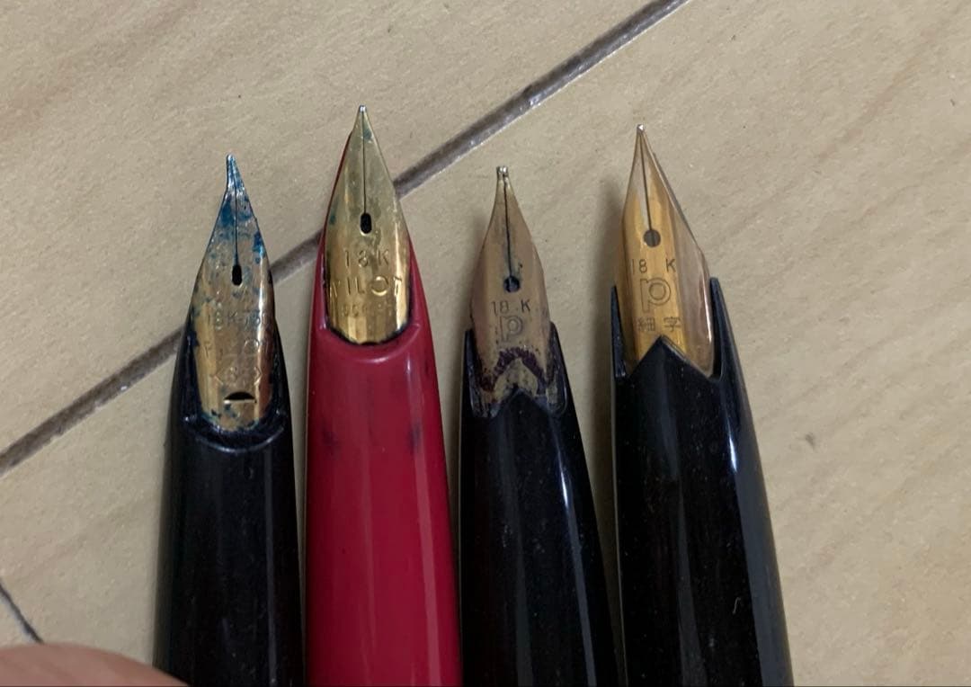 万年筆　PLATINUMなど14k　18k