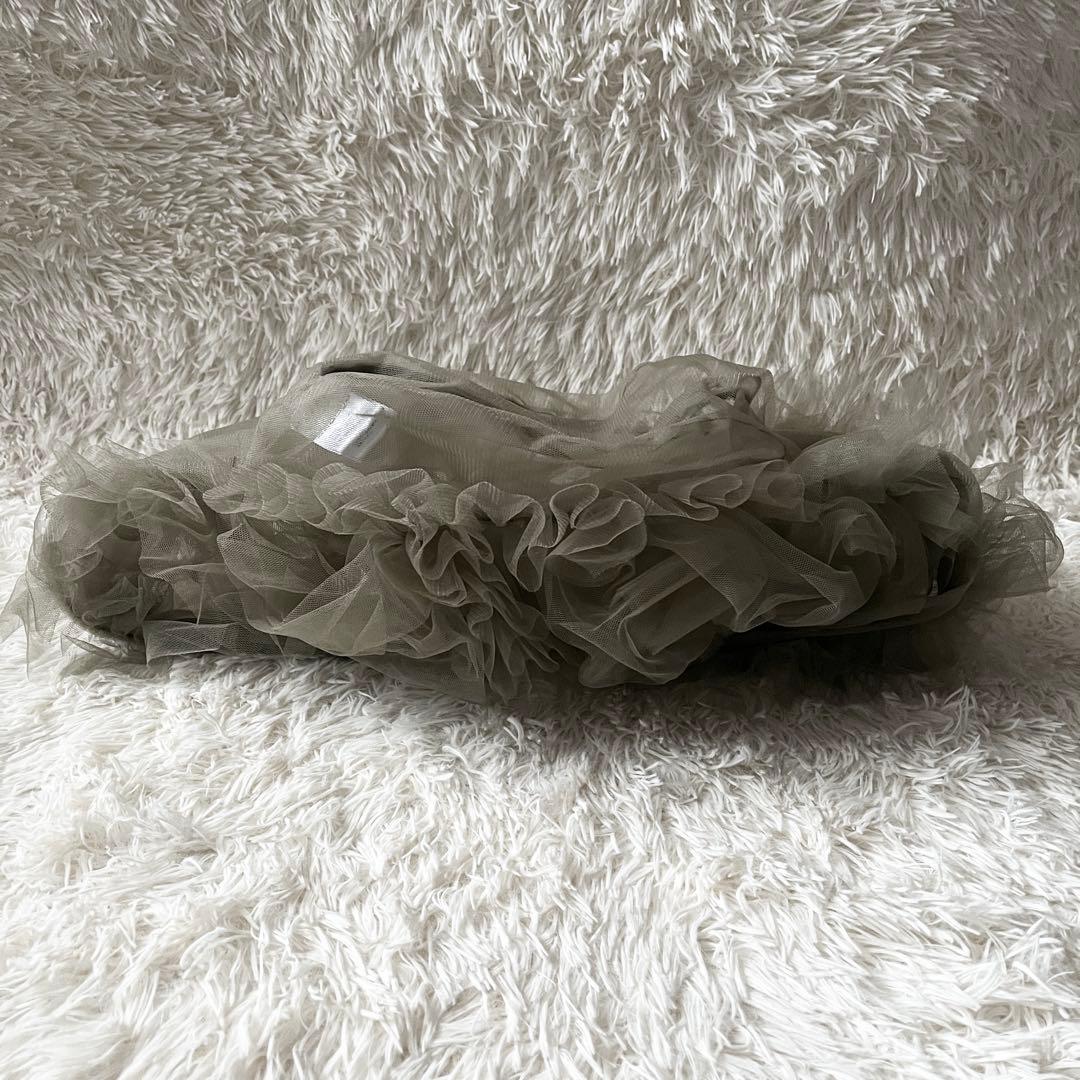 CHIKA KISADA チカキサダ　バッグ　チュールバッグ　グレー