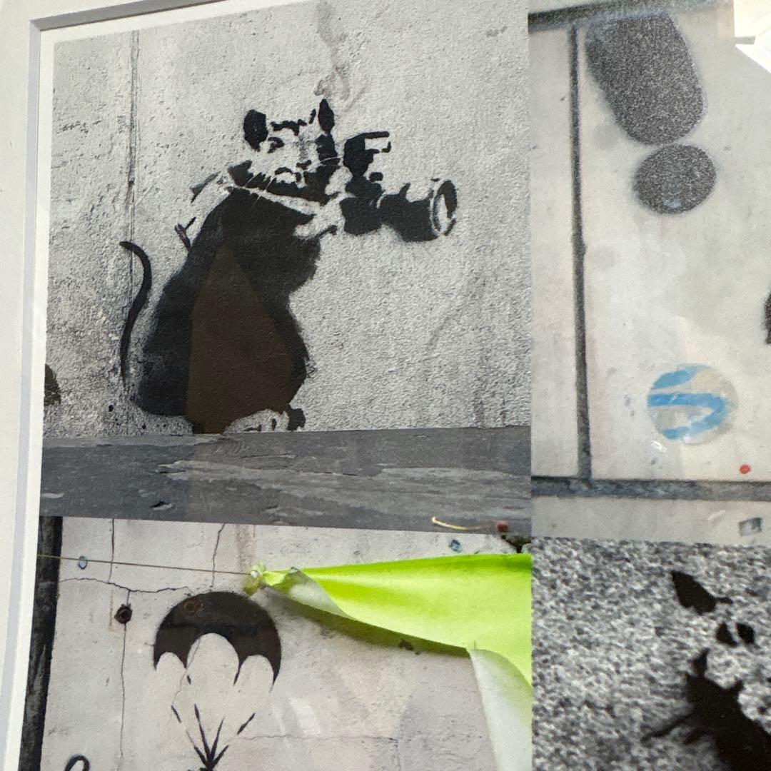 バンクシー　ポスター　印刷　額装