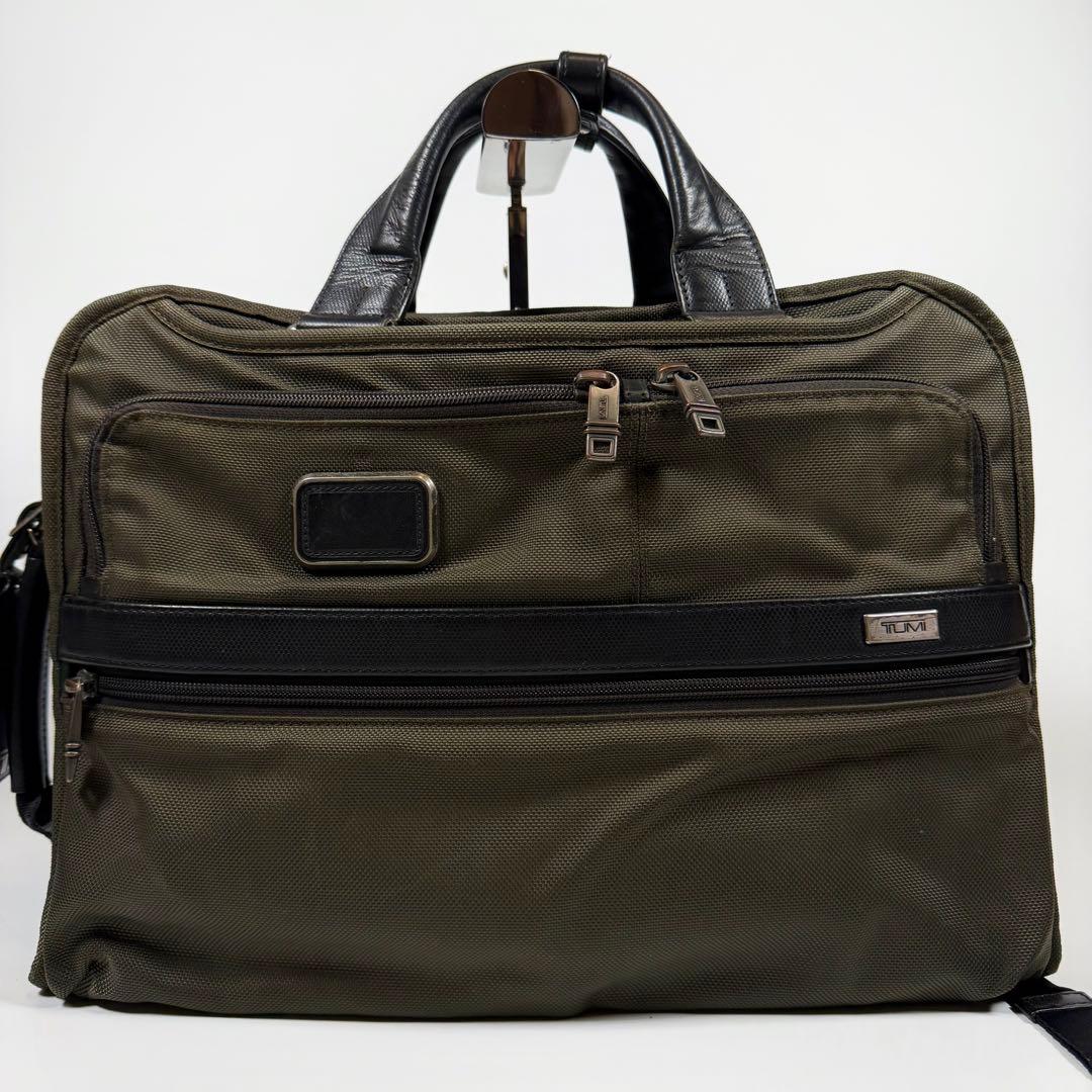 【希少色】トゥミ　ビジネスバッグ　アルファ2 3way 大丸限定　カーキ系