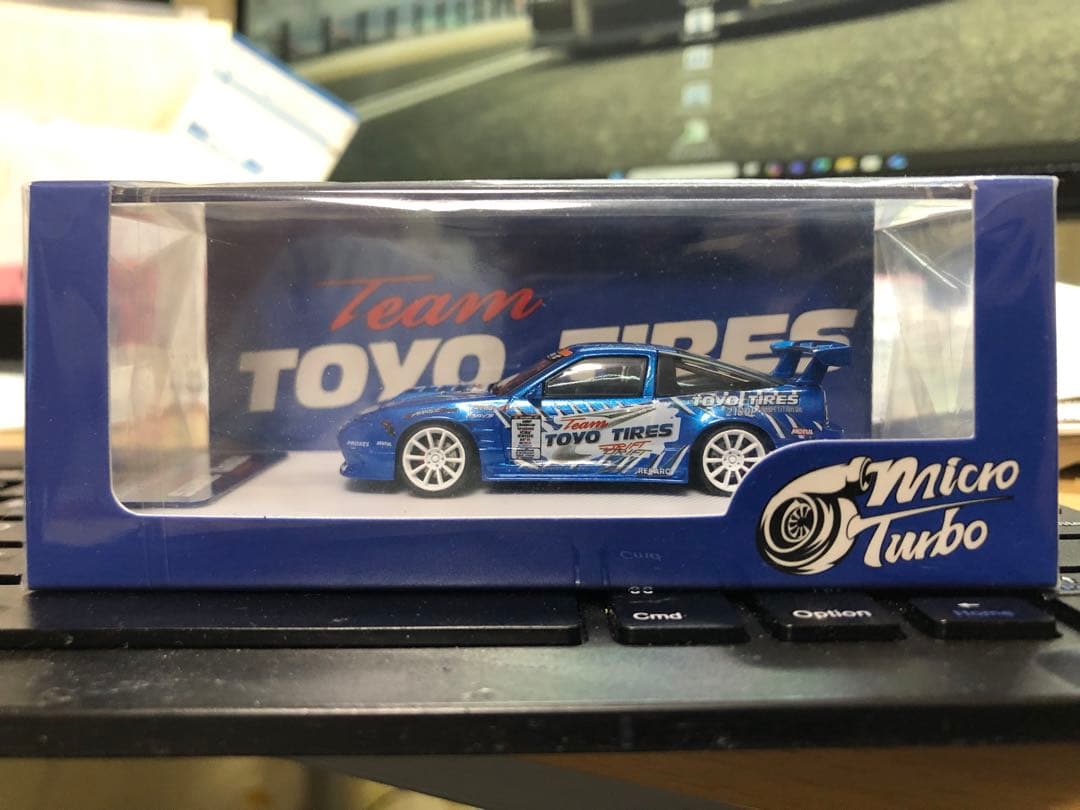 ミニカー Toyo Tires 180SX 1/64 Micro Turbo