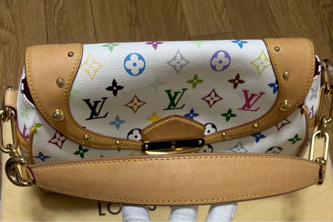 ね*︎様 ルイヴィトン　ビバリー　MM マルチカラー　ホワイト