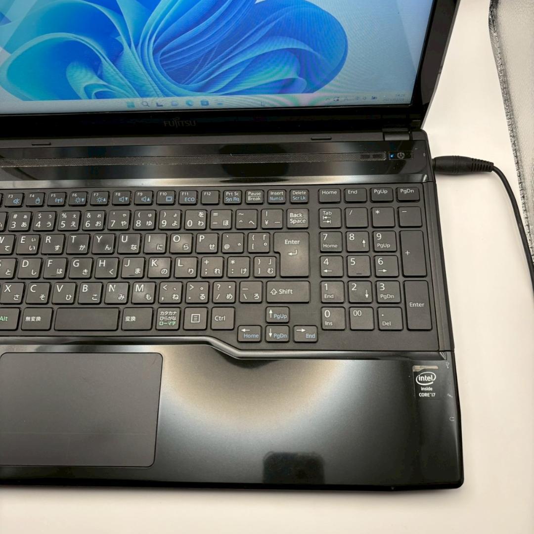 【FUJITSU】AH53高性能i7 新品SSD512GB 16GB ノートPC