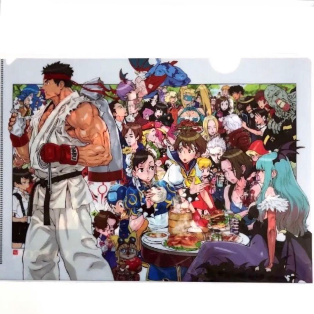 ストリートファイター  限定  西村キヌ 描き下ろし クリアファイル　カプコン