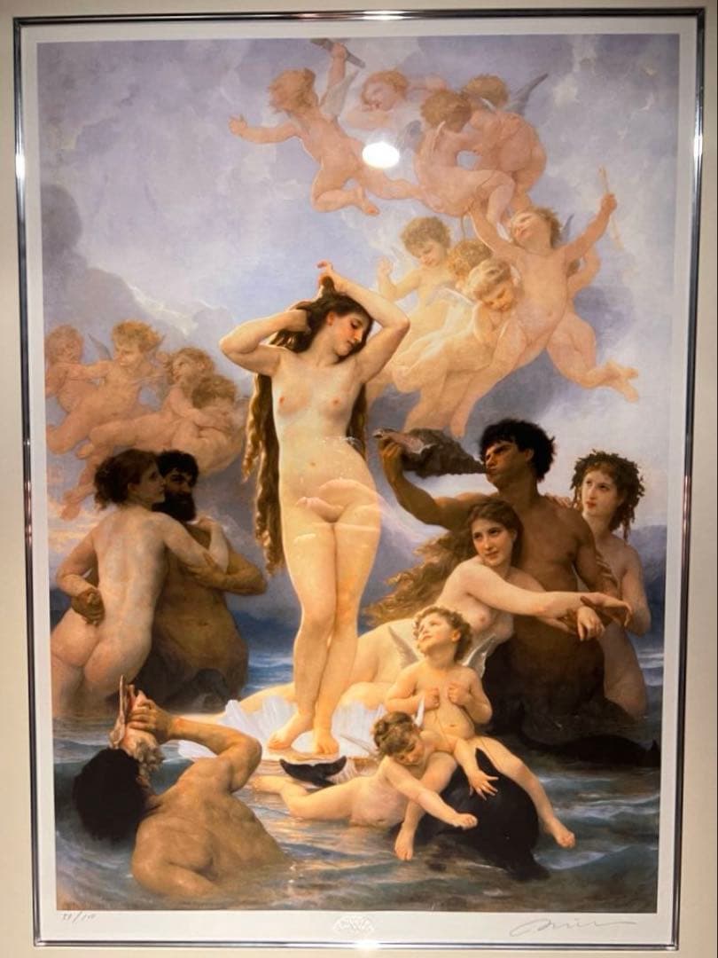 William-Adolphe Bouguereau 【ヴィーナスの誕生】限定百