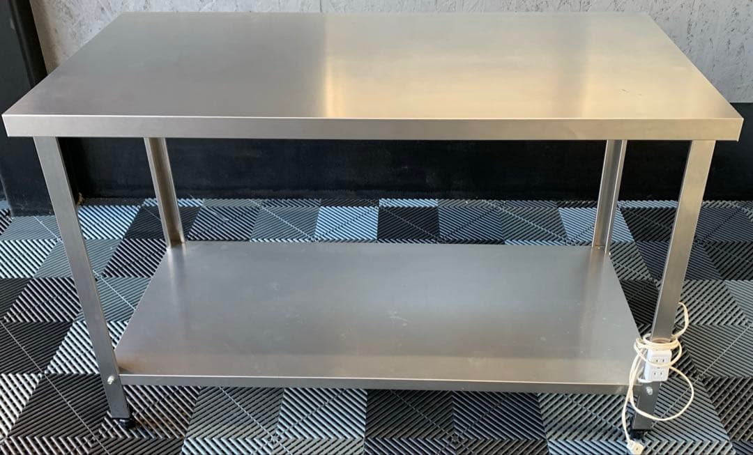 ステンレス製2段作業テーブル 120cm