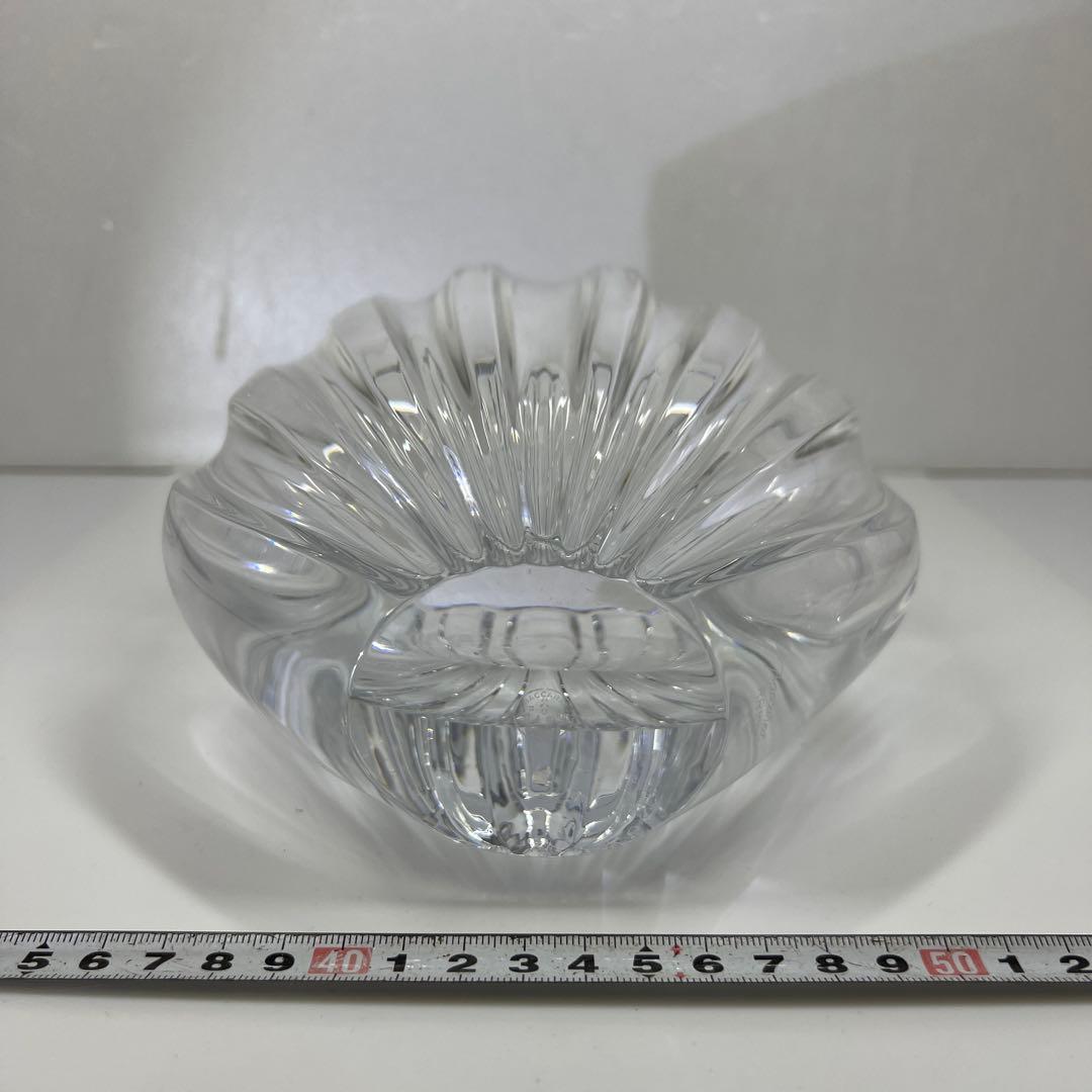 バカラ　リゴット　フラワーベース　高さ21㎝　東里7-0813①