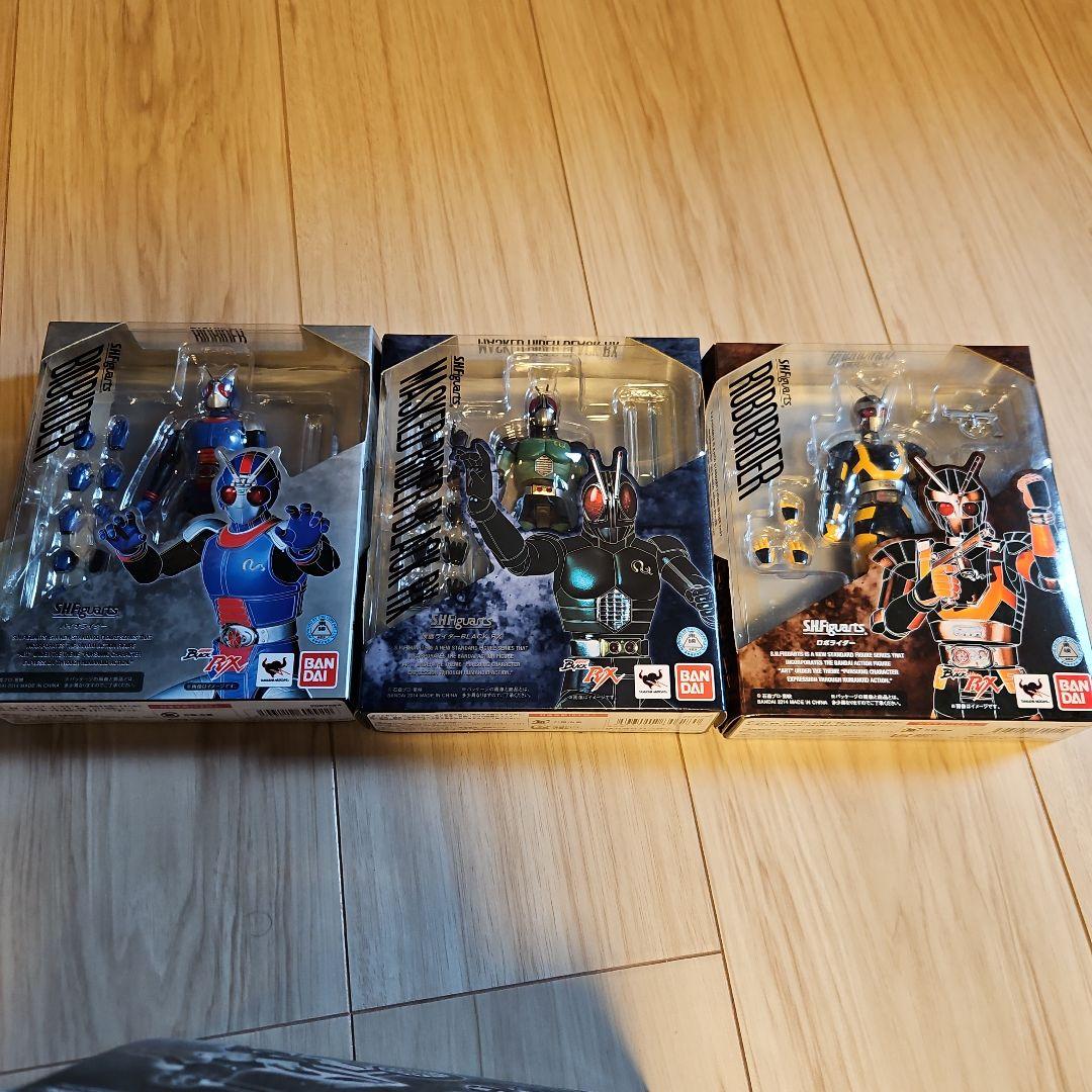 SHFiguarts 仮面ライダー ブラックRX3体セット +&ライドロン