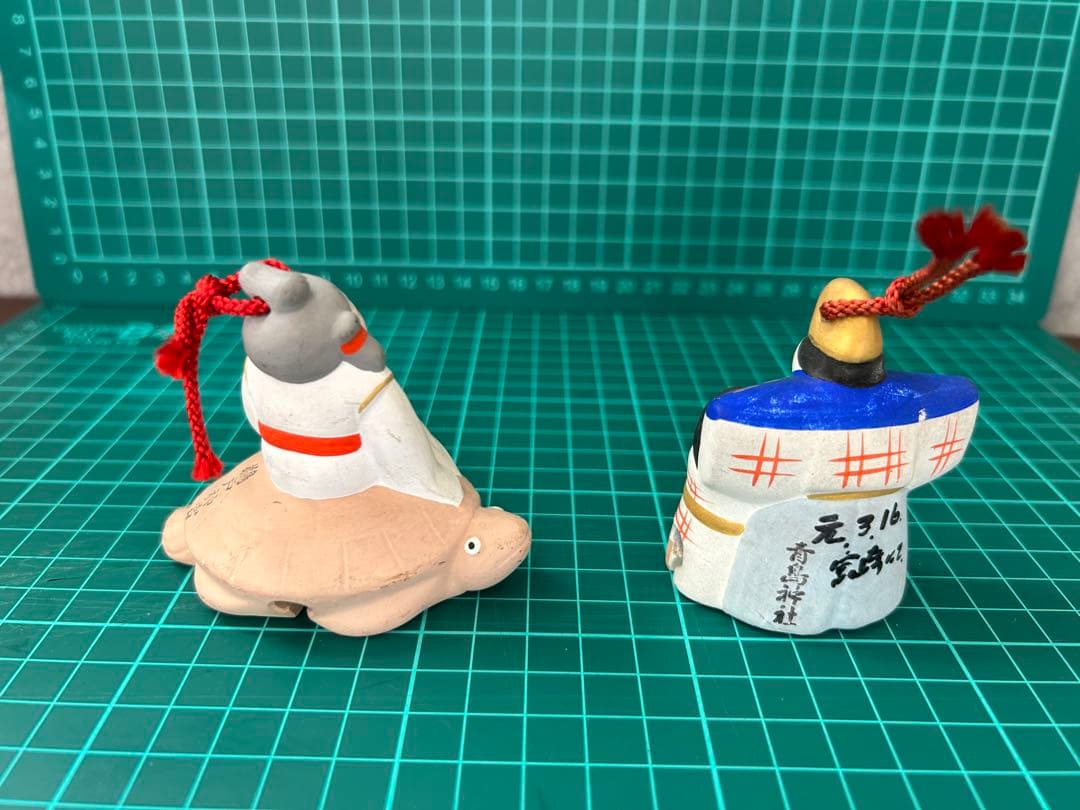 陶器動物置物 10点セット　郷土土産　土鈴など②