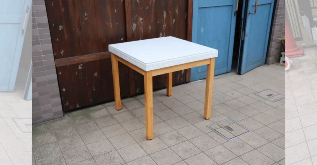 MOMO Natural タイルテーブル 2人向け 大田区引取限定