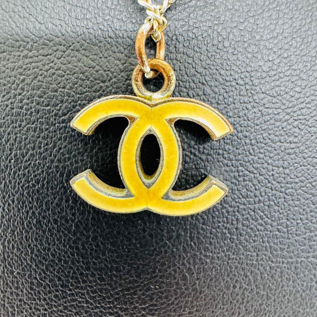 ✨CHANEL✨シャネル✨ココマーク✨イエロー✨ヴィンテージ✨ネックレス✨