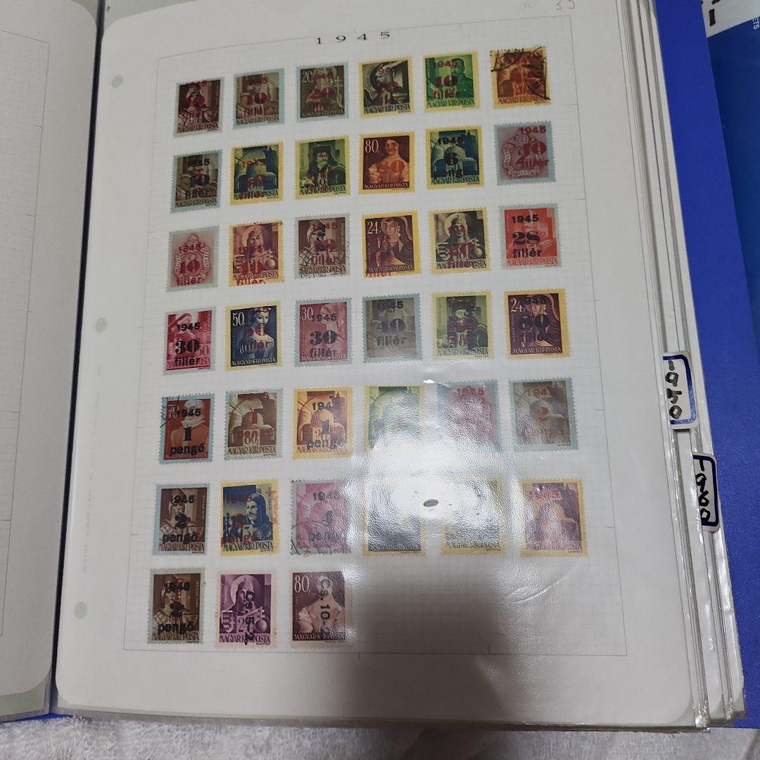 ハンガリー　使用済み切手　8冊