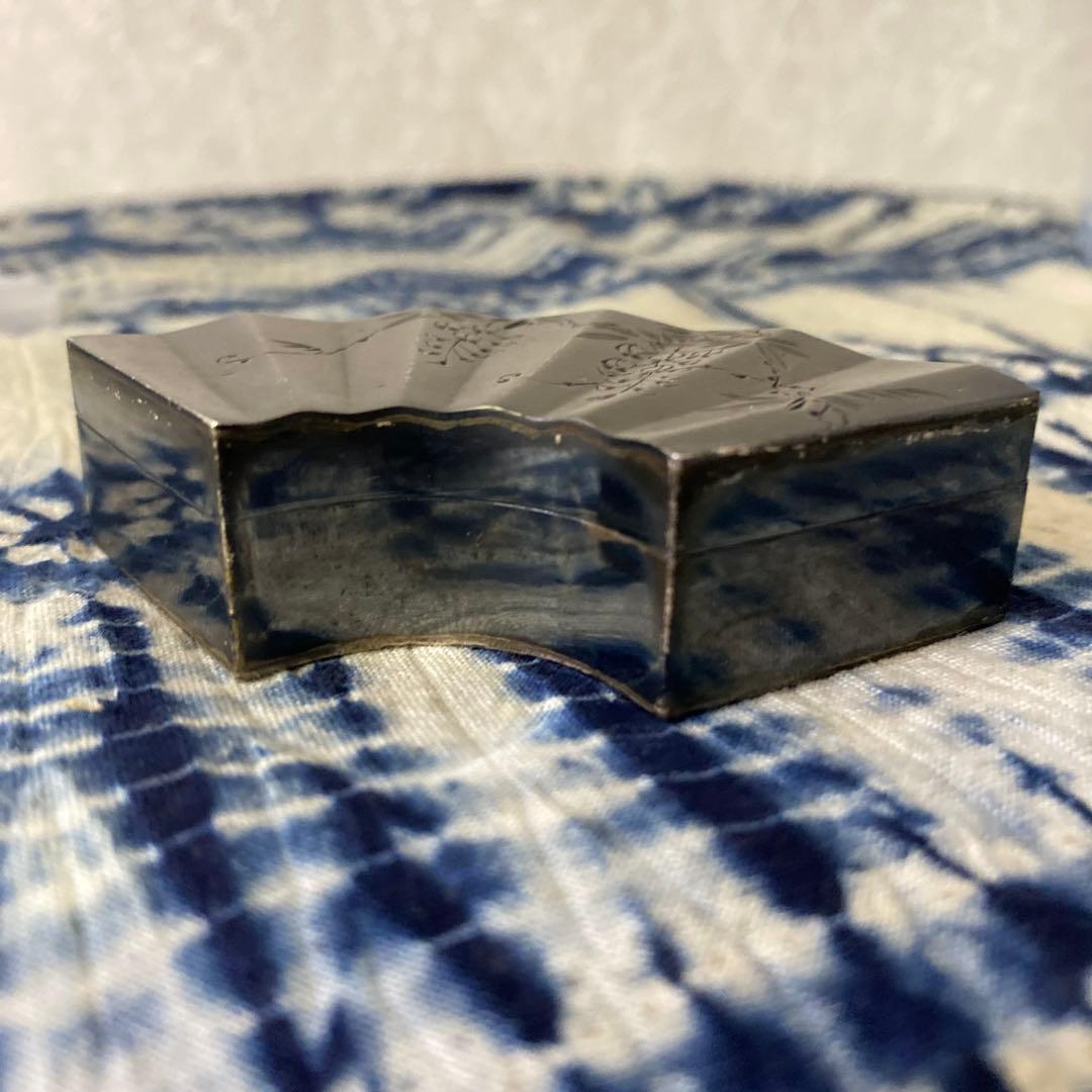 純銀　宮本製　蓋物　ボンボにエール　昭和三年七月