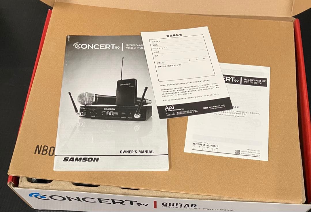 ★超美品★ギター／ベースワイヤレスCONCERT 99