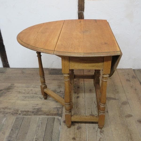 イギリス アンティーク 家具 ゲートレッグテーブル ダイニング 英国 6984d