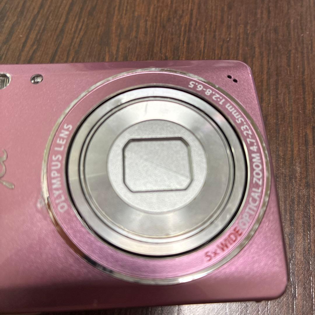 OLYMPUS μ-5010 ピンク コンパクトデジタルカメラ 充電器なし