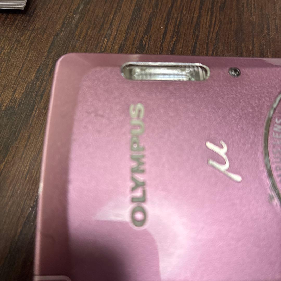 OLYMPUS μ-5010 ピンク コンパクトデジタルカメラ 充電器なし