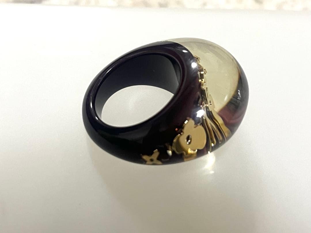 美品　ルイヴィトン LV バーグアンクルージョン モノグラム リング M