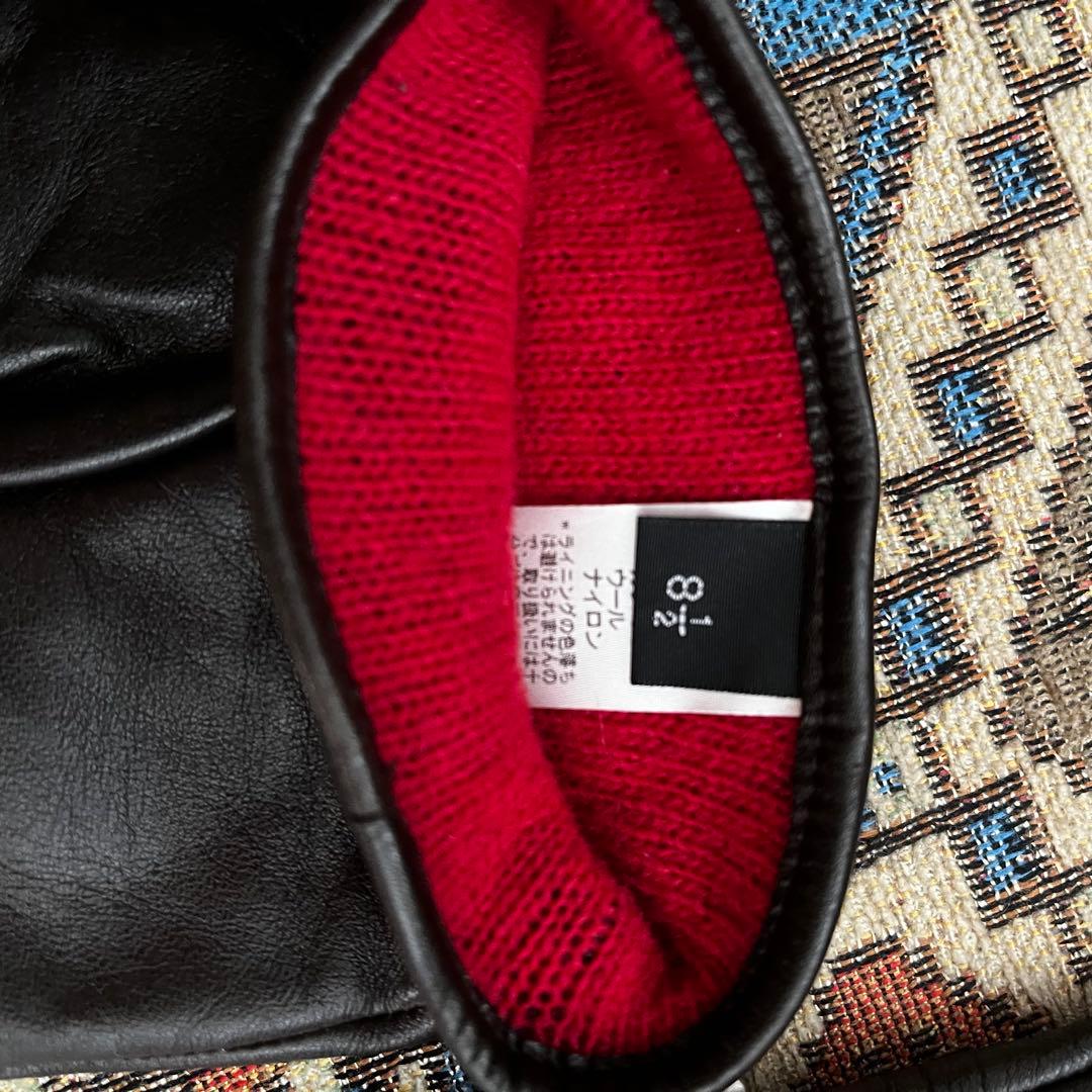 Paul Smith 羊革手袋 ダークブラウン レザー