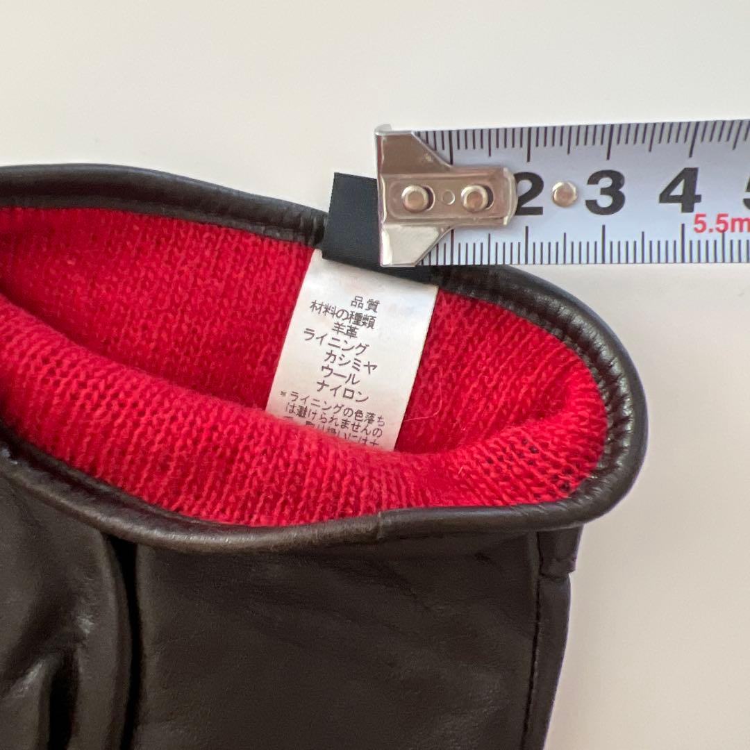 Paul Smith 羊革手袋 ダークブラウン レザー