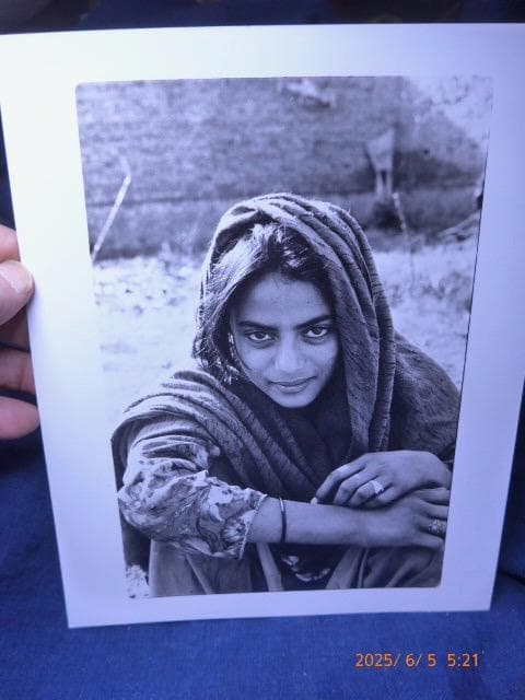 貴重な十字和子のオリジナルプリントです。