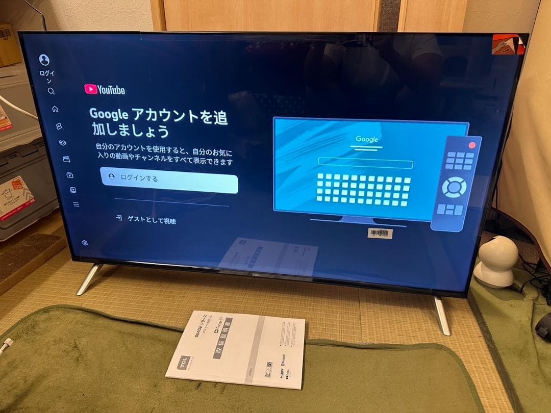 25年製未使用近！TCL 40S5400 スマートテレビ　40型　アプリ内蔵式