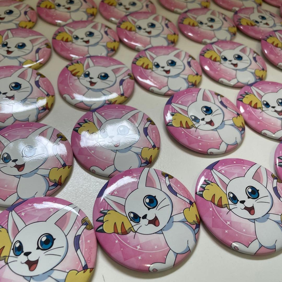 1.デジモン テイルモン マルイ　缶バッジ　THE BIGINNING　お祝い