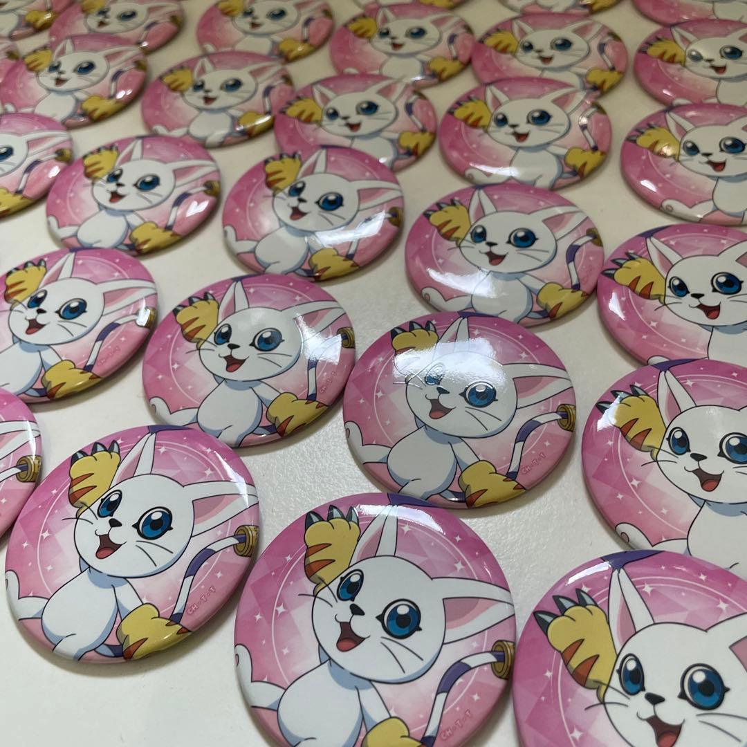 1.デジモン テイルモン マルイ　缶バッジ　THE BIGINNING　お祝い