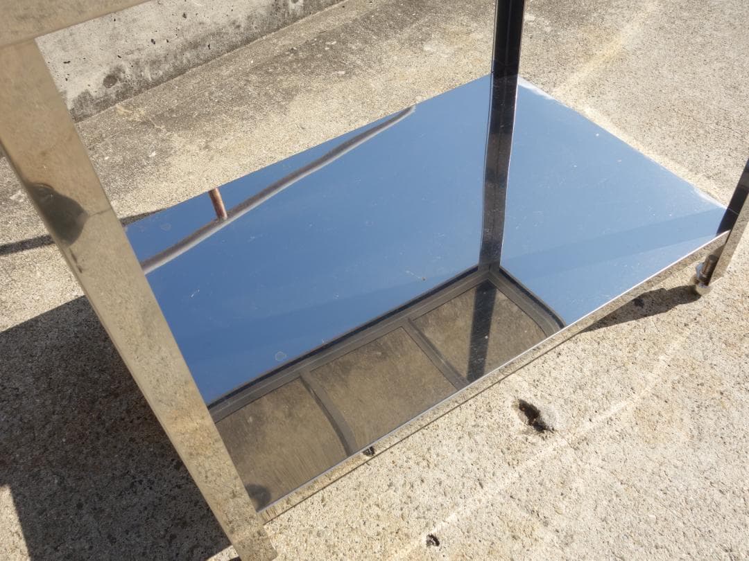 M▽業務用 厨房 作業台 棚 ステンレス (Fe1875)