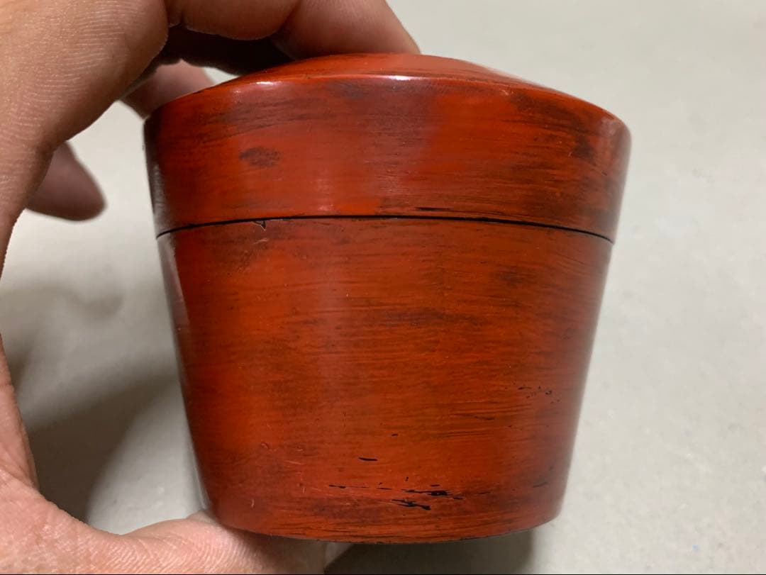 漆芸師 夏目有彦 根來 根来 茶器 棗 茶道具 12/7までの出品となります