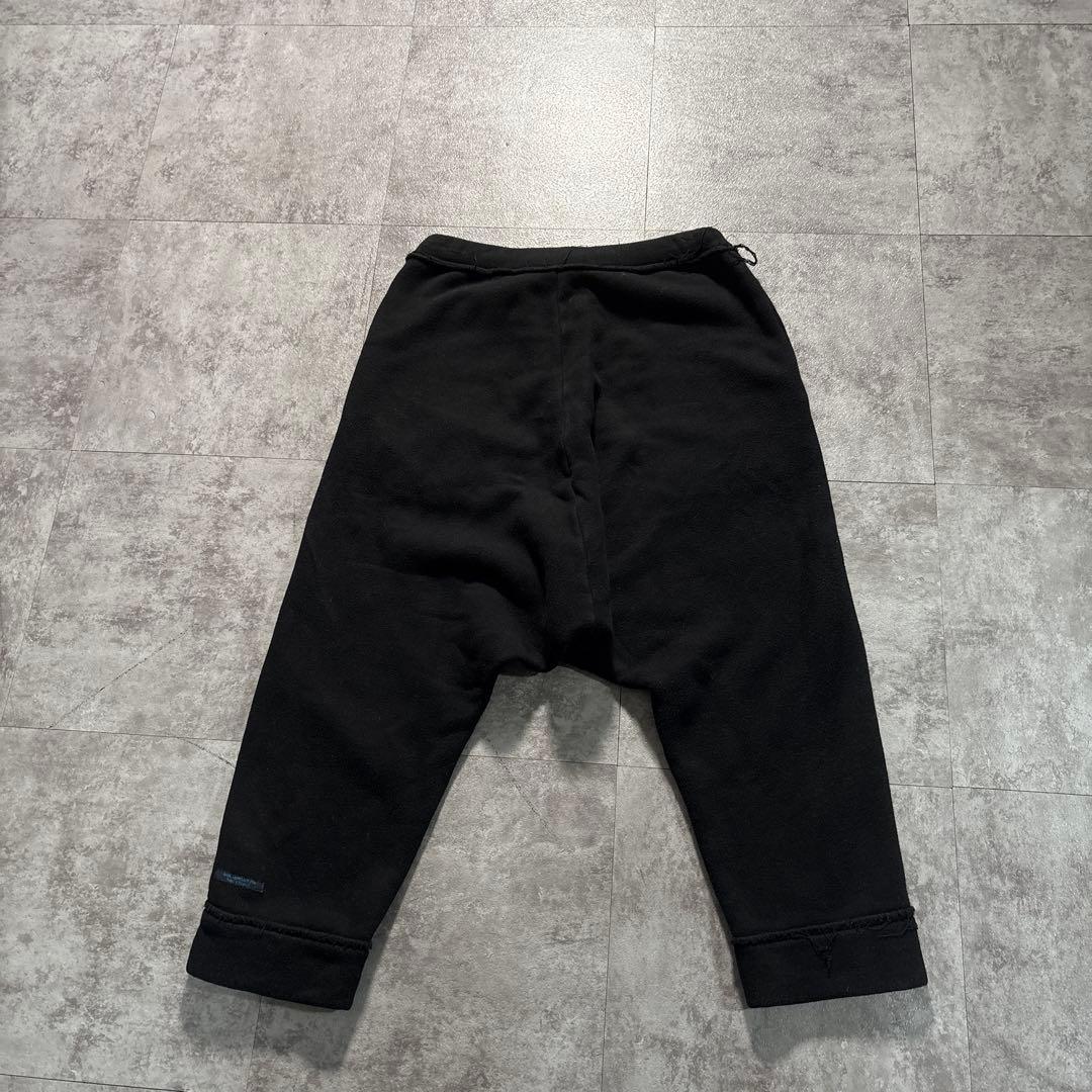 ヨウジヤマモト　サルエルスウェットパンツ　ヴィンテージ　アーカイブ　ブラック　黒