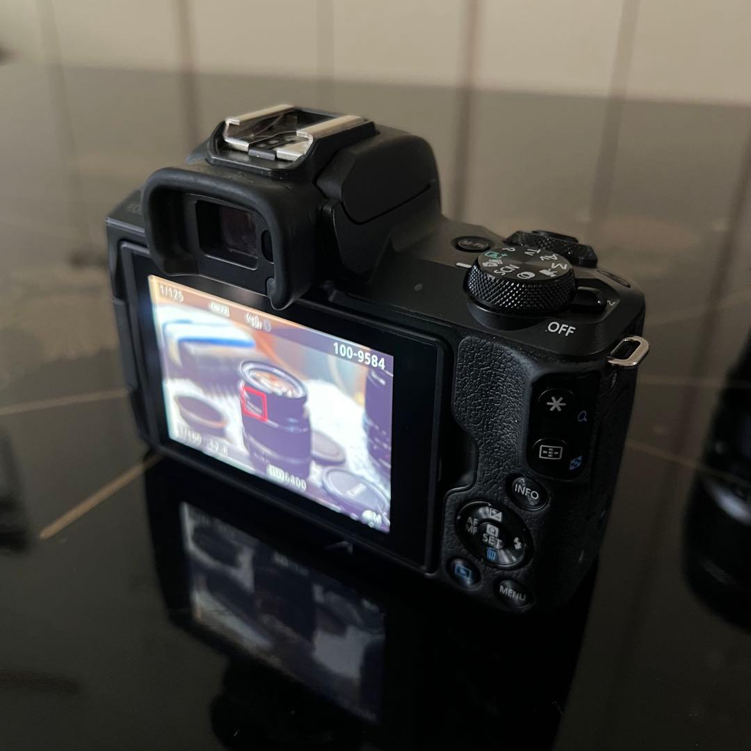 Canon EOS Kiss M 本体 + 付属品 + 非売品リグ