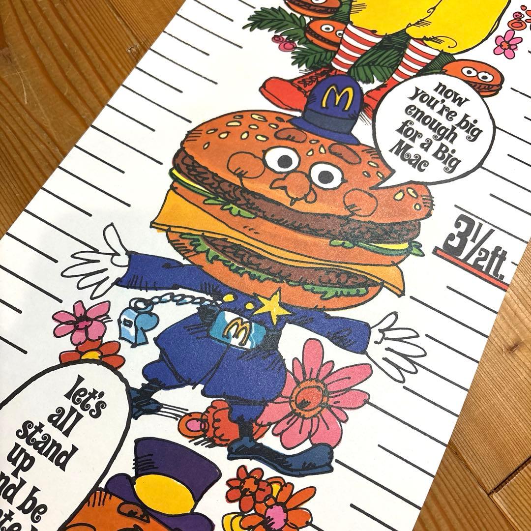 レア！　マクドナルド　キャラクター　ポスター　身長計　アメトイ　イービルグリマス