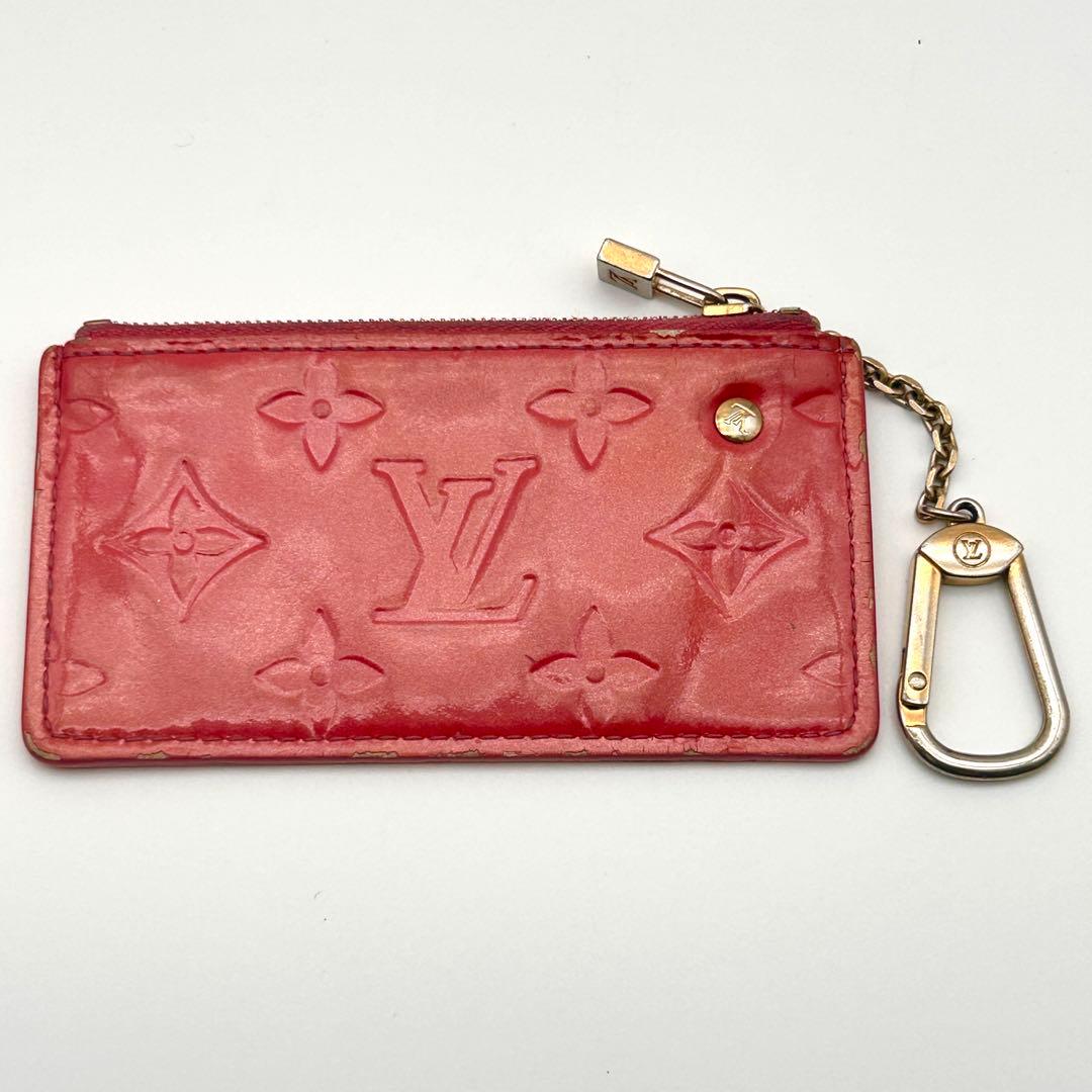 LOUIS VUITTON ルイヴィトン ケース ポシェットクレ ヴェルニ
